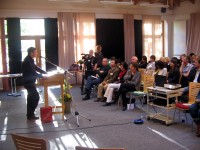 Gratulationen nahm der Verein u.a. von der Rosa-Luxemburg-Stiftung entgegen