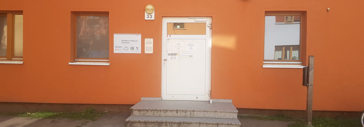 Eingang zum Interkulturellen Zentrum
