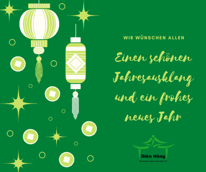 Blau und Lila Illustriert Chinesisches Neujahr Facebook-Post (1)